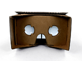 グーグルの段ボール製VRヘッドセット「Cardboard」--組み立ての様子を動画にしてみた