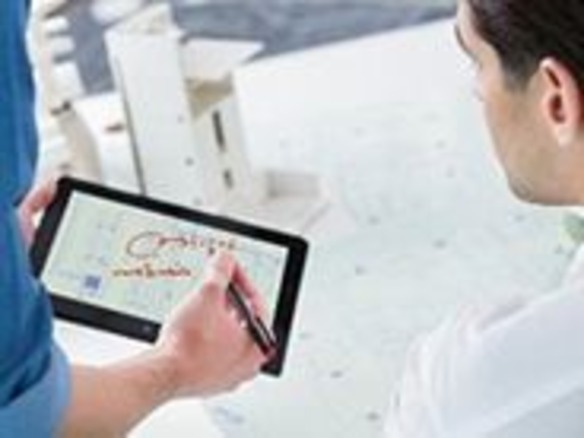 レノボとソフトバンク、LTE対応タブレット「ThinkPad 10」を法人向けに