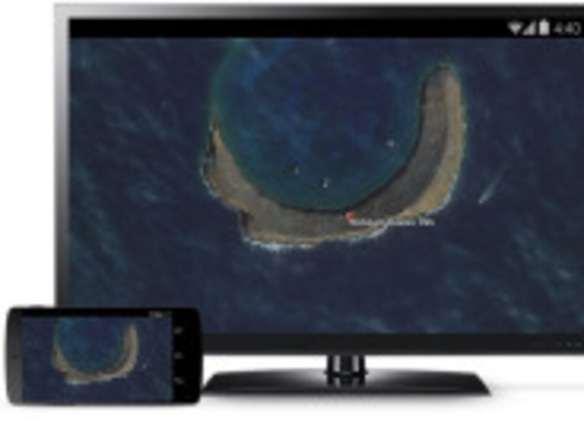 「Chromecast」、一部「Android」端末の画面ミラーリングが可能に