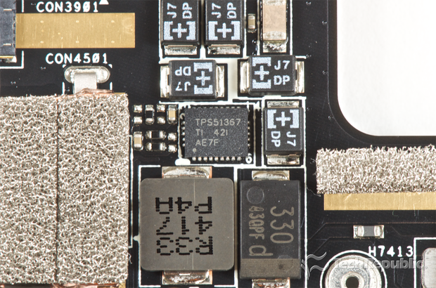 　Texas Instrumentsの統合FET付き12Aコンバータ「TPS51367」。