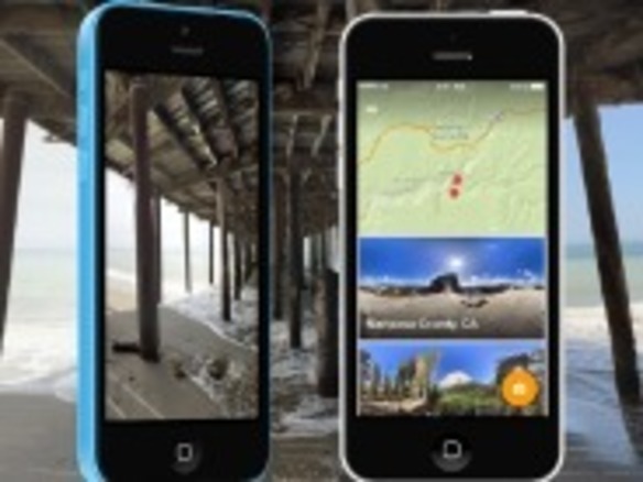 グーグル「Photo Sphere」アプリ、「iOS」版がリリース--360度パノラマ写真を撮影