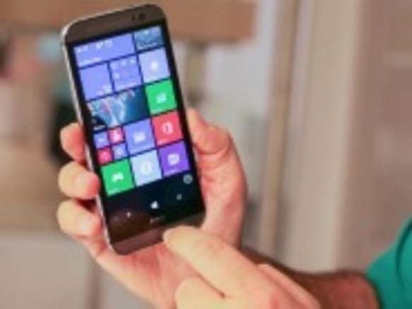 「HTC One M8」、「Windows Phone」搭載モデルが登場