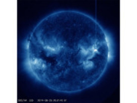 8月の太陽フレアを画像で見る