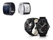 サムスンとLG、新スマートウォッチをそれぞれ発表--2インチ画面「Gear S」と円形画面「G Watch R」