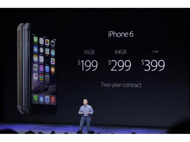 　iPhone 6の価格は写真の通りとなっている。