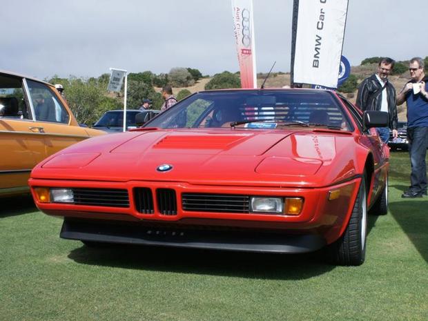 「BMW M1」

　幅が広く車高が低いBMW M1は、同コンクールの入口でわれわれを最初に出迎えた自動車の1台だった。