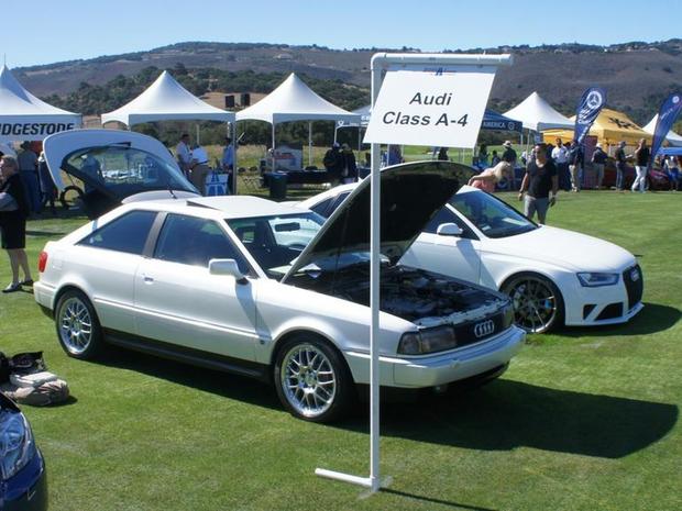 1990年型「Audi Ur-Quattro」クーペ

　AudiがLegends of the Autobahnコンクールに参加するようになったのは、比較的最近のことだ。したがって、Audiの自動車はそれほど多く見かけない。この1990年型Ur-Quattroが、展示されていたAudi車で最も古いモデルだった。