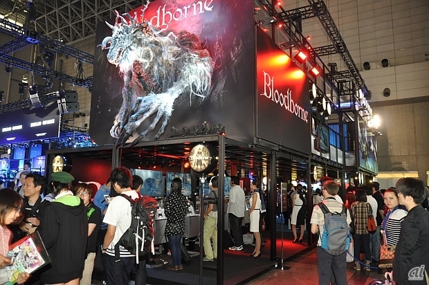 　ゲームタイトルで特に注目されているのがアクションRPGの「Bloodborne」。国内では初出展となっている。
