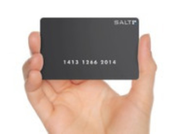 スマートフォンのロックを自動解除する「SALT」カード