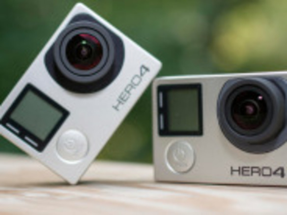 GoPro「HERO4 Black」「HERO4 Silver」--新機種のデザインや機能を写真で確認