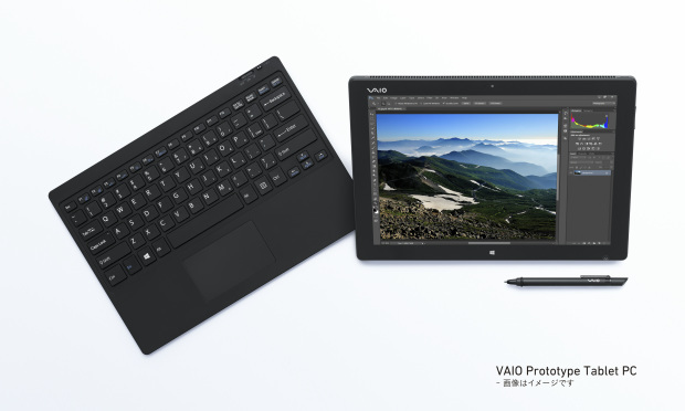 タブレットPCの試作機「VAIO Prototype Tablet PC」