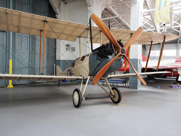 BE2c

　この「Royal Aircraft Factory BE2c」は1916年に製造され、ドーバーに配備されていた。1919年には既に博物館に展示されていた。