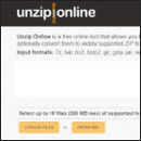 Unzip Online