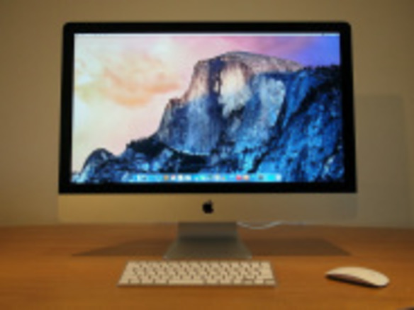 ディスプレイに見る2014年Appleの進化--iMac Retina 5Kディスプレイモデル