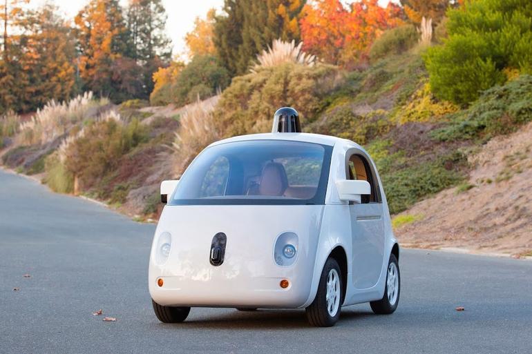 Googleが披露した同社自律走行車プロトタイプ初となる完成版