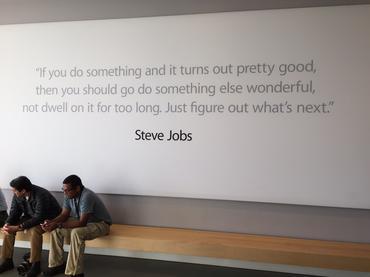Apple本社にある共同創設者Steve Jobs氏が残した心に響く言葉