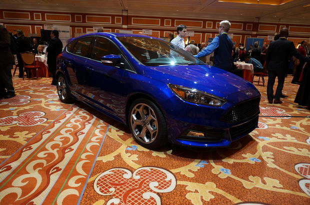 Fordの2015年型「Focus ST」

　Fordは開幕の基調講演を行った後で、次世代の「Ford Sync」インフォテインメントを披露するなど、大きな存在感を放っている。
