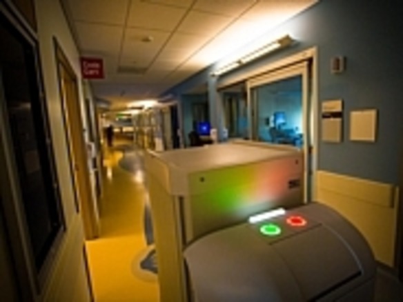 病院内で薬や食事を運搬--Aethonの自律移動ロボット「TUG」を写真で見る