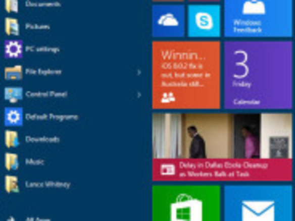 「Windows 10」テクニカルプレビュー、最新ビルドは来週リリースへ
