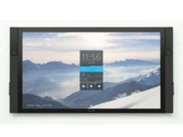 マイクロソフト、ビデオ会議システム「Surface Hub」を発表--84インチ4K画面搭載