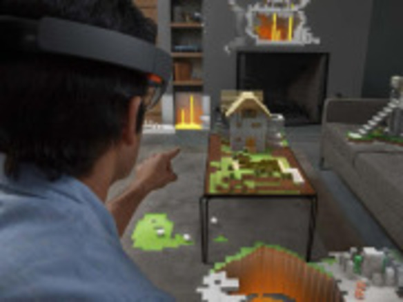 マイクロソフト「HoloLens」の第一印象--かつてないAR体験を実現するヘッドセット