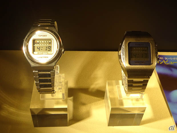 　計算機の技術で、時計はもっと便利になる──そして考えられたのが、全自動カレンダー付きの時計だったという。「カシオトロン」 （1974年）は、大の月・小の月も自動判別するオートカレンダー機能を世界で初めて搭載した腕時計だ。