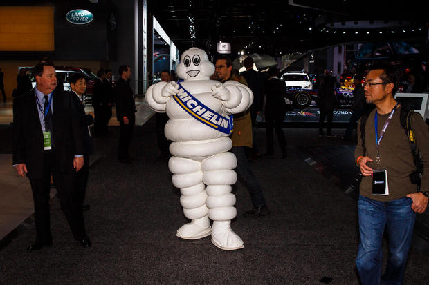 Michelin Man

　デトロイトオートショーの会場を歩き回るMichelin Man。