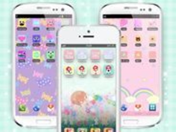 きせかえアプリ「CocoPPa」が3500万ダウンロード--海外比率は8割超えを維持