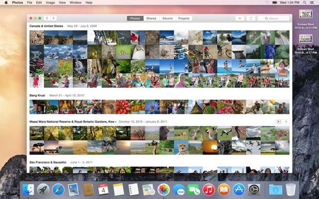 iOSユーザーにはおなじみのインターフェース

　撮った写真がiOSユーザーにはおなじみのレイアウトで表示され、モーメント、コレクション、年別を切り替えることができる。
