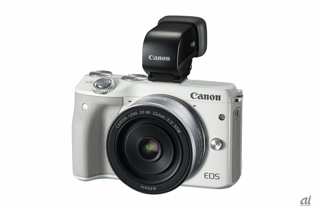 キヤノン、ミラーレスカメラ「EOS M3」--AFは約3.8倍高速化、外付けEVF ...