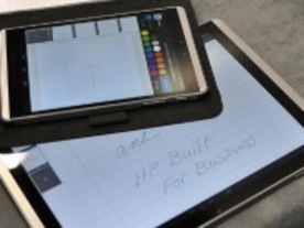 HP「Pro Slate 12」を触ってみた--スタイラスで紙に書いたデータをリアルタイム同期