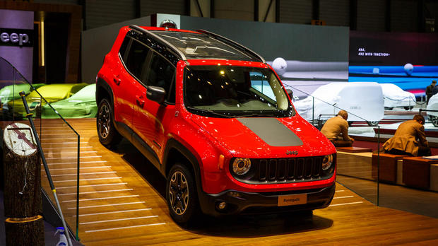Jeepの「Renegade」

　Jeepは欧州向けサイズの小型モデルRenegadeをジュネーブモーターショーで展示した。