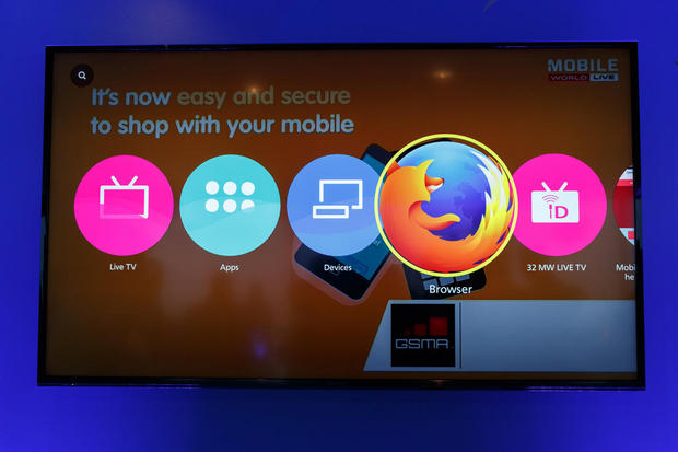 　Firefox OS搭載テレビには、もちろんブラウザも搭載されている。