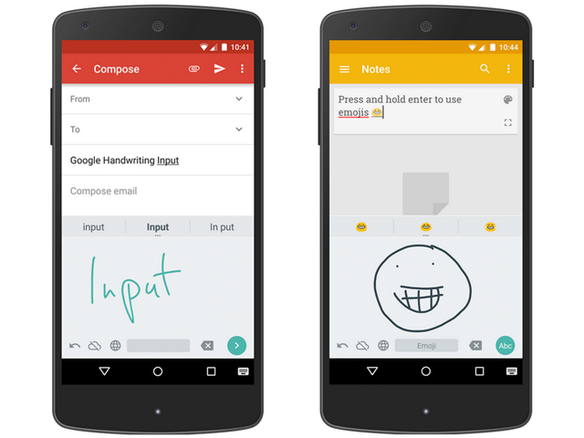 グーグル 手書き入力アプリを Android 向けにリリース 絵文字も認識 Cnet Japan