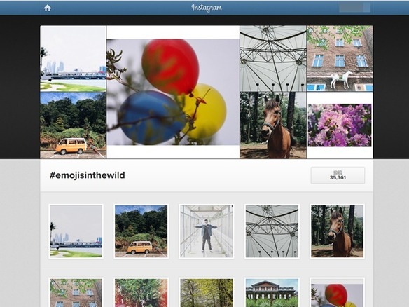 Instagramのハッシュタグが 絵文字 対応 新たに3フィルタも追加 Cnet Japan