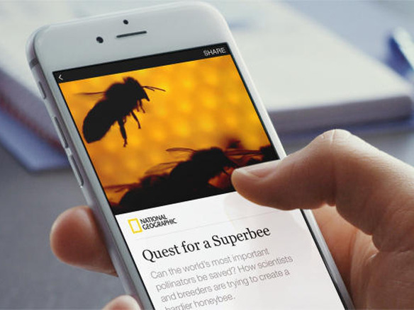 Facebook、「Instant Articles」機能を「iPhone」向けにリリース