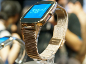 写真で見るスマートウォッチ、ASUS「ZenWatch 2」--Apple Watchと比較も