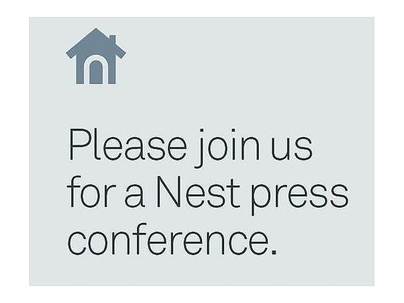グーグル傘下のNest Labs、米国時間6月17日にプレスカンファレンス開催
