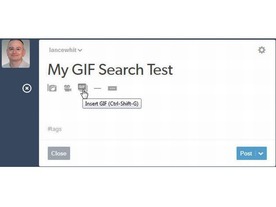 Tumblr、GIF画像検索ツールを実装--投稿への挿入が簡単に