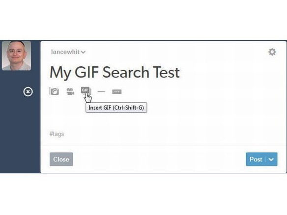 Tumblr Gif画像検索ツールを実装 投稿への挿入が簡単に Cnet Japan