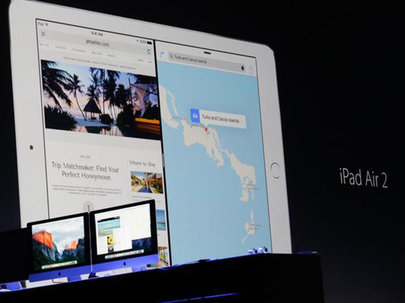 アップル Ios 9 Ipad で画面分割を可能に マルチタスク機能を強化 Cnet Japan