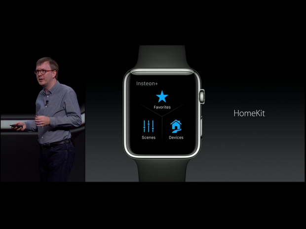 　「HomeKitによって、照明など自宅にあるものをApple Watchアプリから直接制御することができる」