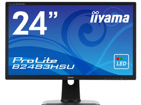 マウス、「iiyama」ブランドの24型フルHD液晶ディスプレイ「ProLite B2483HSU」