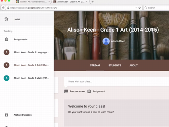 グーグル、教員支援ツール「Classroom」をアップデート--新APIや共有ボタンなど