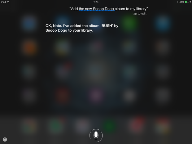 　Apple Musicの提供開始にともない、Siriも改良されている。ユーザーは、好みのアーティストの最新アルバムを追加するよう頼むことから、自分が生まれた年のヒットソングを再生するといった簡単なリクエストが可能になった。