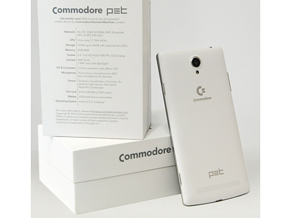 80年代に人気を誇った「Commodore PET」、Androidスマートフォンで復活--欧州で発売へ
