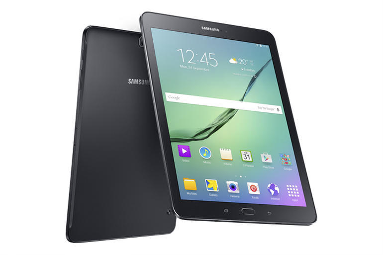 Galaxy Tab S2は、2つのサイズが用意され、最軽量の金属フレームを採用。