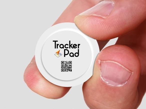 GPSで追跡できる超小型の忘れ物防止スマートタグ「TrackerPad」