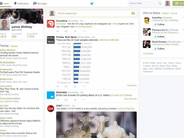 Twitter 背景画像を撤去 オフホワイトの背景に Cnet Japan
