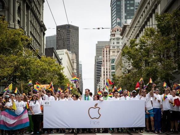 アップル、LGBTへの職場差別を禁じる法案への支持を表明